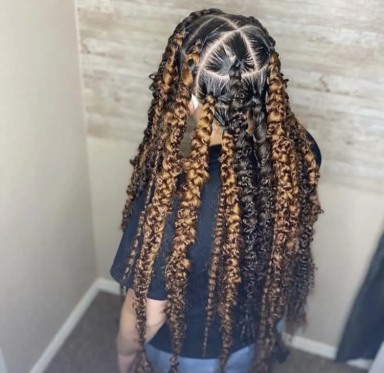 Two tone passion braids 