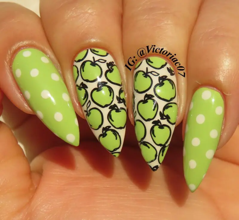 The top light green nails and light green nail designs