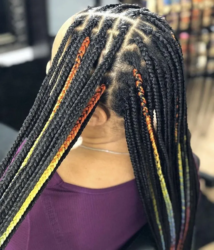 knotless braids maintenance and refresh