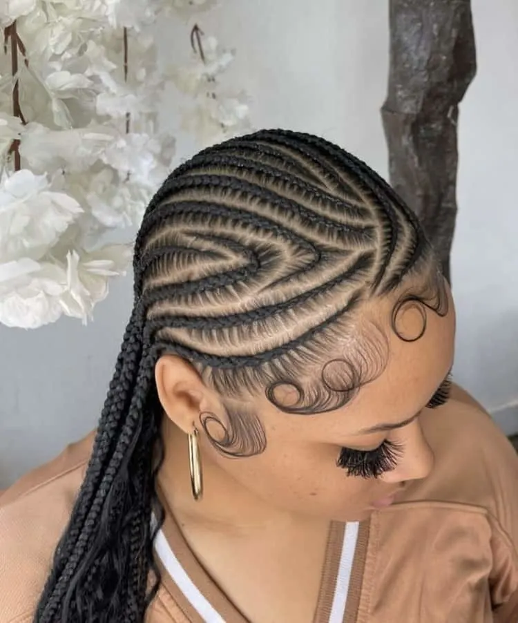 stitch Alicia keys braids