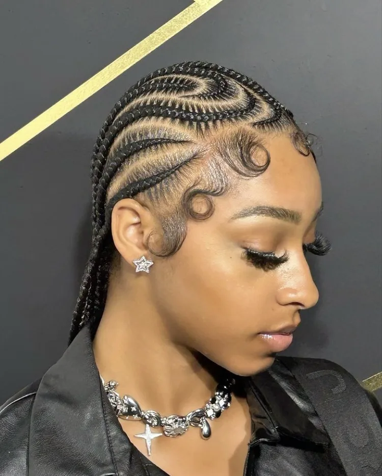 large stitch Alicia keys braids