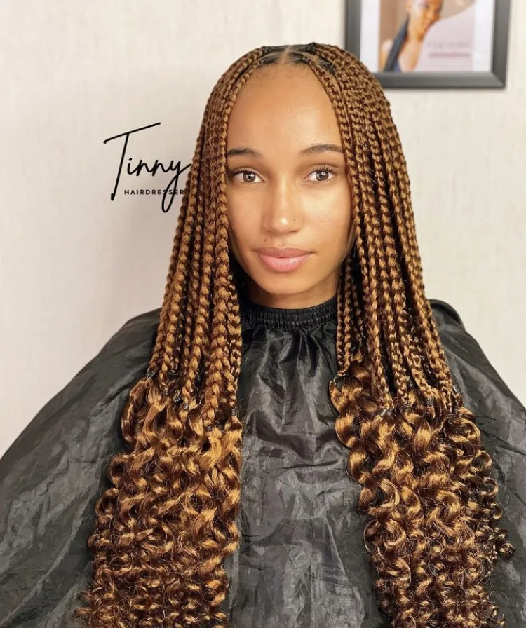 brown Coi Leray braids