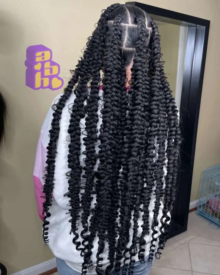 medium passion braids