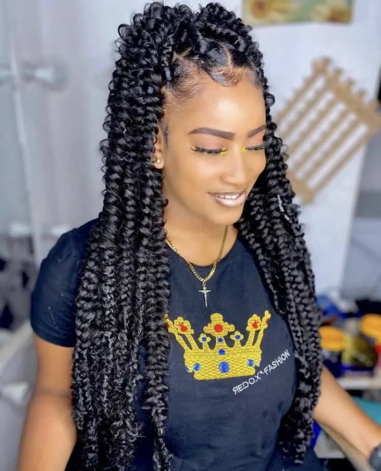 medium passion braids