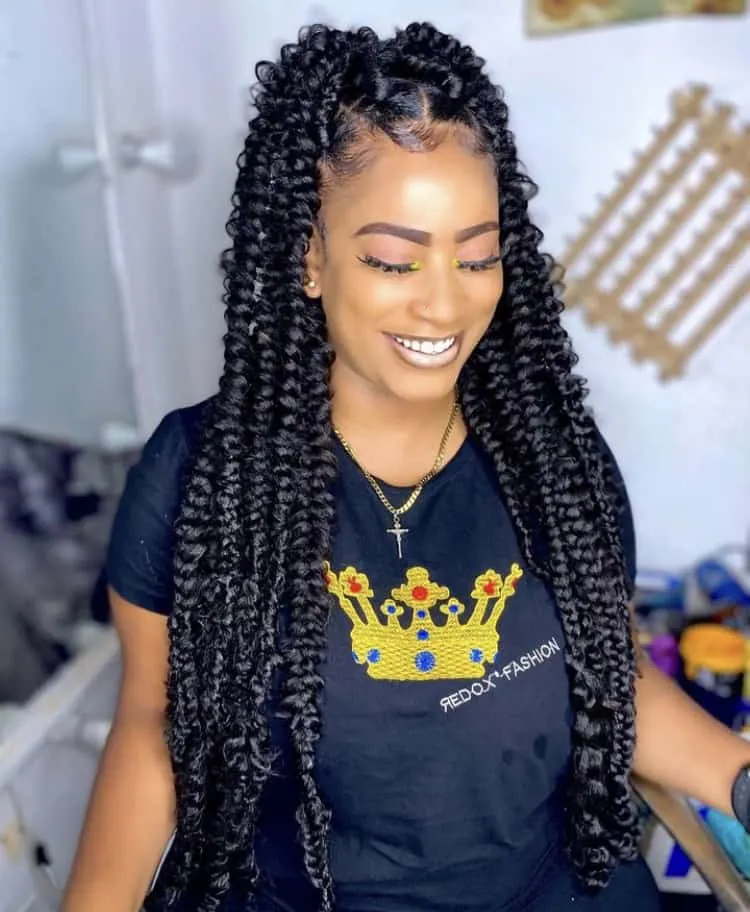 medium passion braids