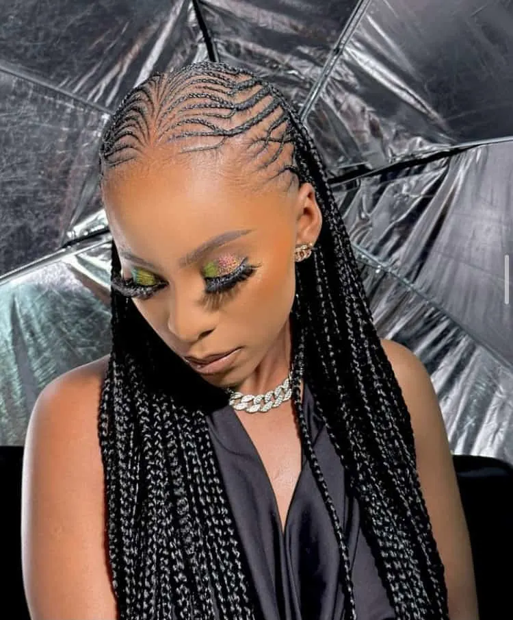 smedium Fulani braids 