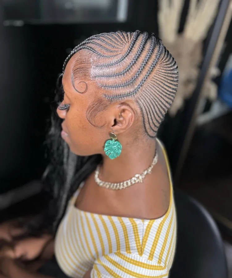 small stitch lemonade braids