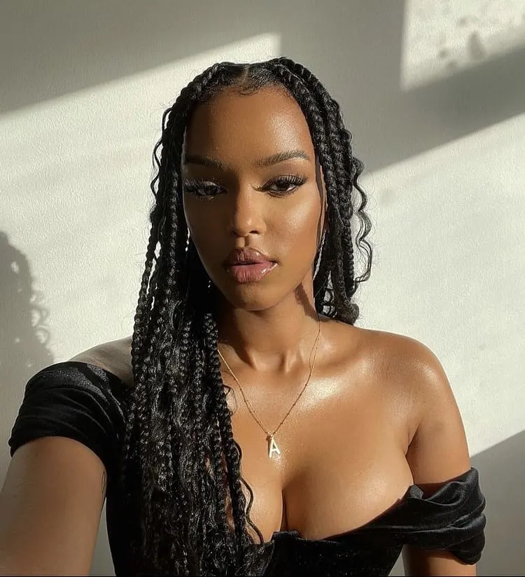 boho box braids