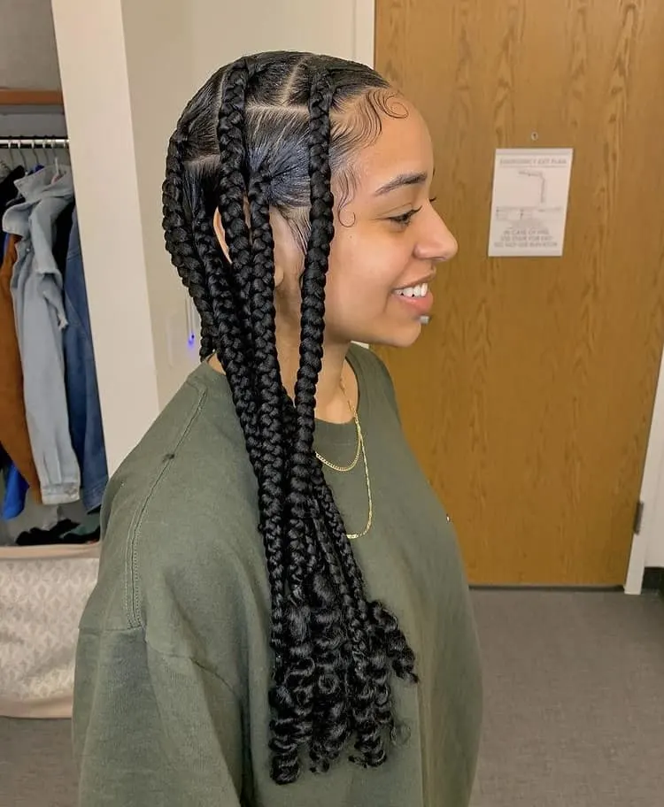 Coi leray inspired braids