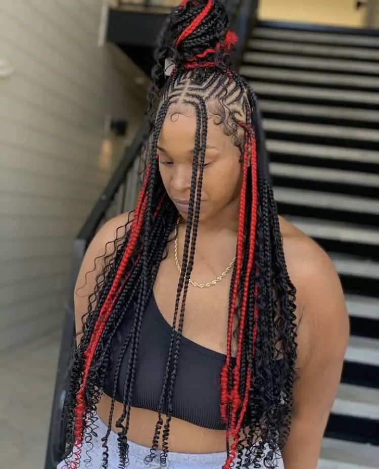 Fulani braids undo