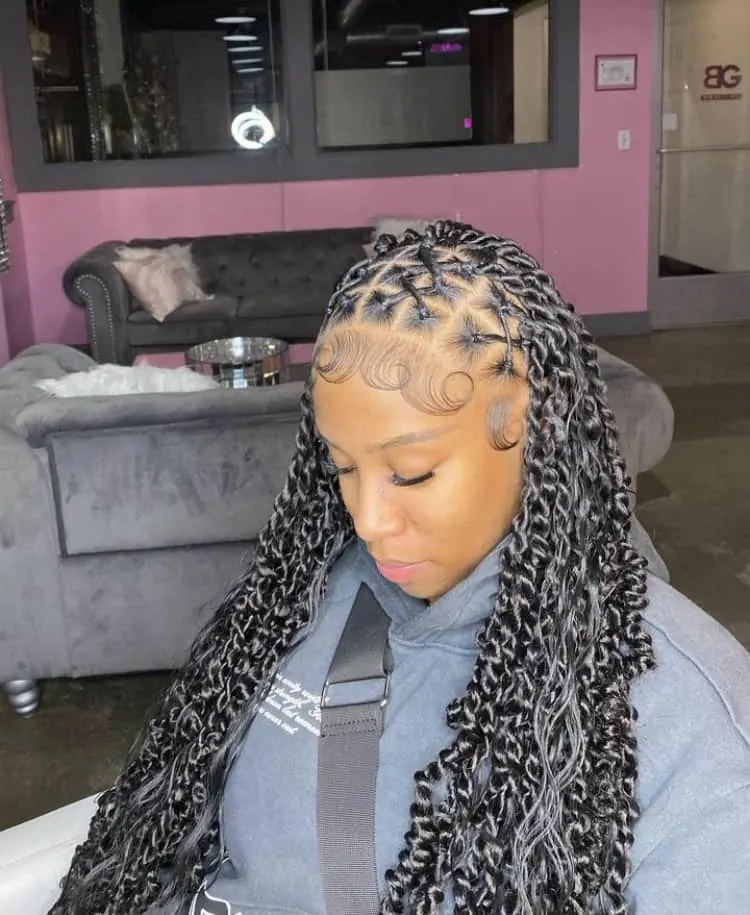 long criss cross passion twists