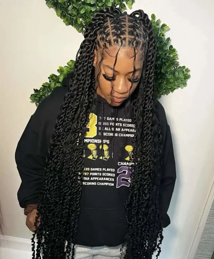 long criss cross passion twists