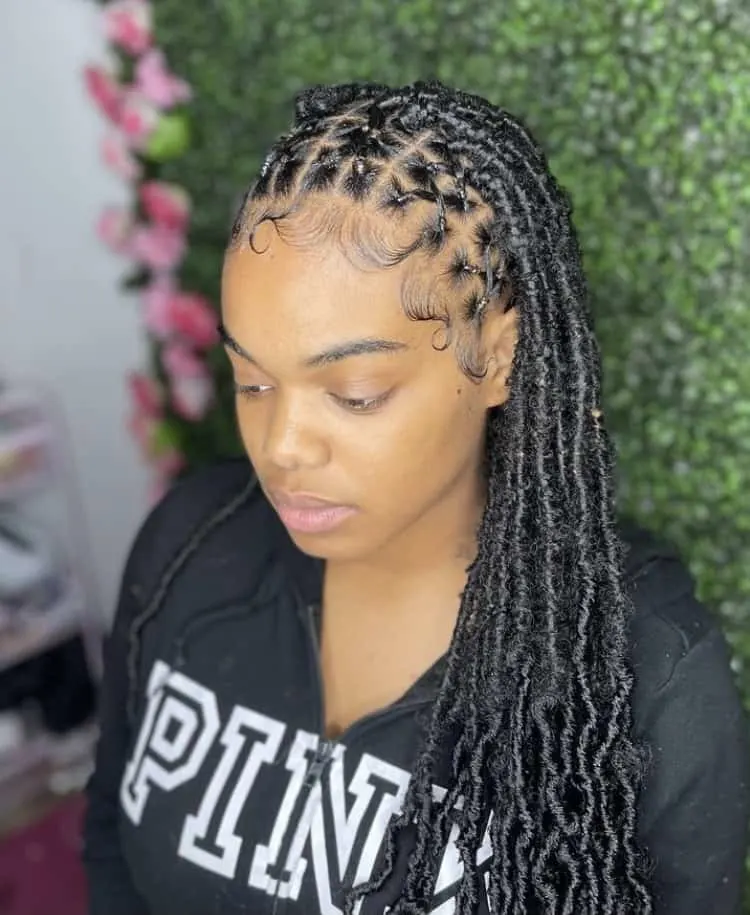 criss cross soft locs