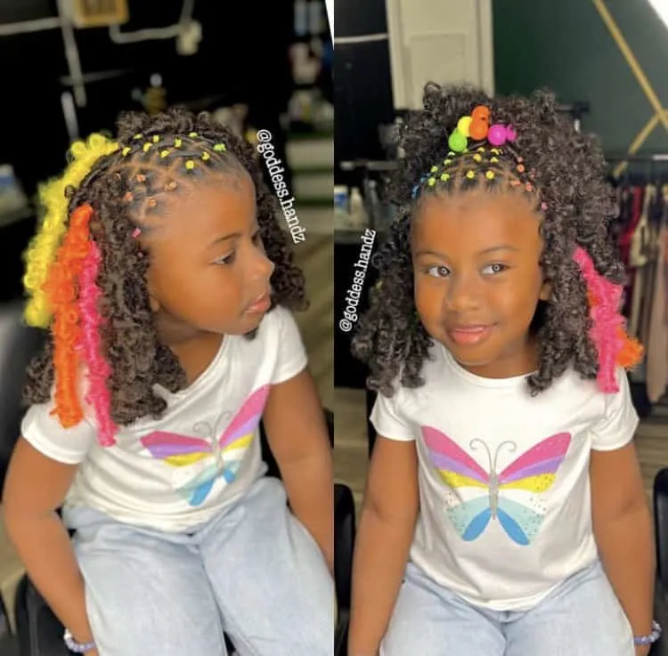 criss cross butterfly locs for kids