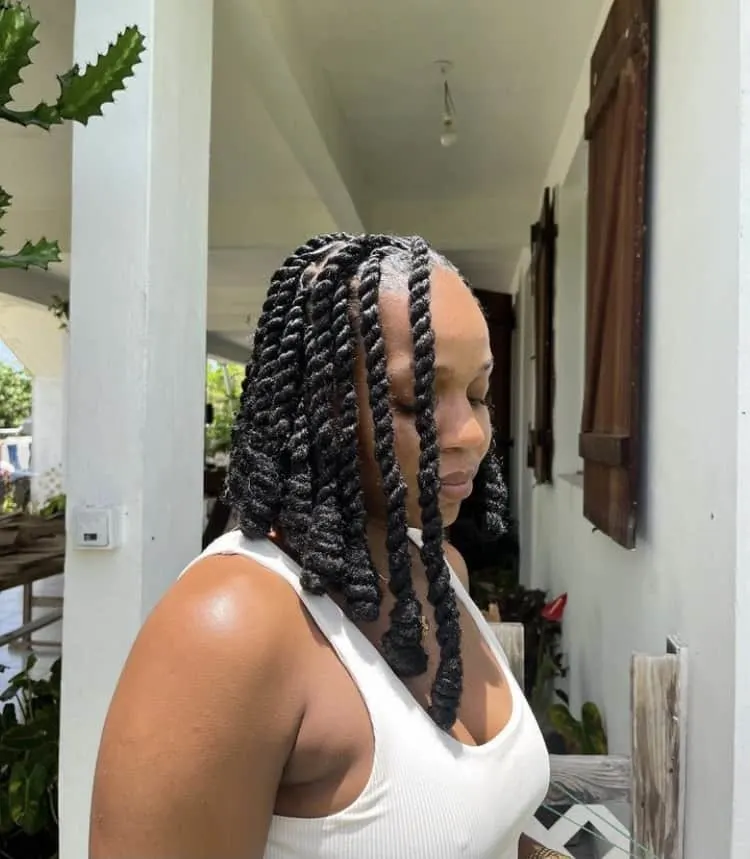 inverted bob invisible locs