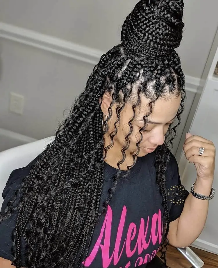 pearlthestylist long boho braids