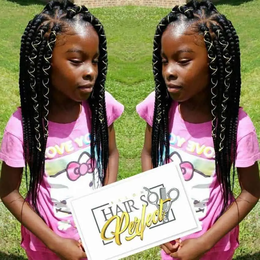 large kids box braids