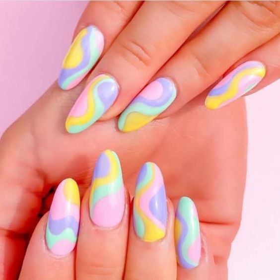 The best bright nails, bright nail ideas, bright nail colors, and bright nail designs for neon nails