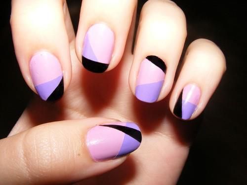 Light purple nails