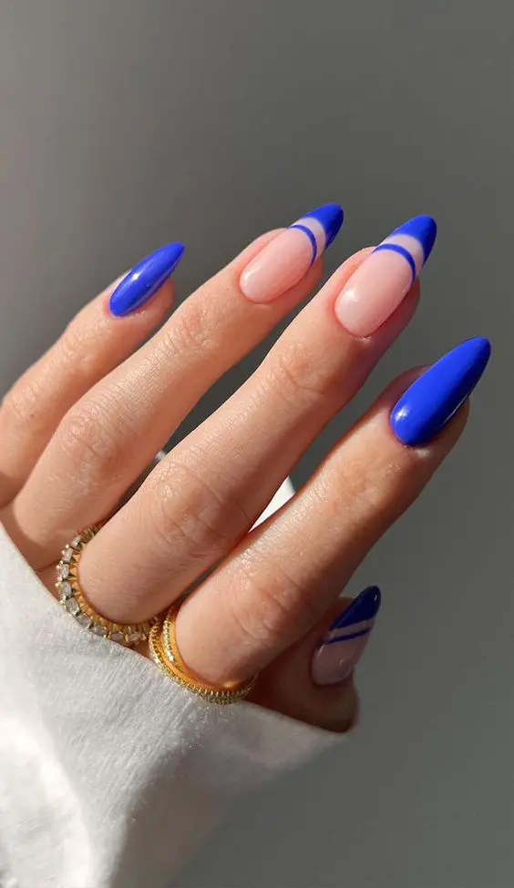 The top royal blue nails, royal blue nail ideas, and royal blue nail designs