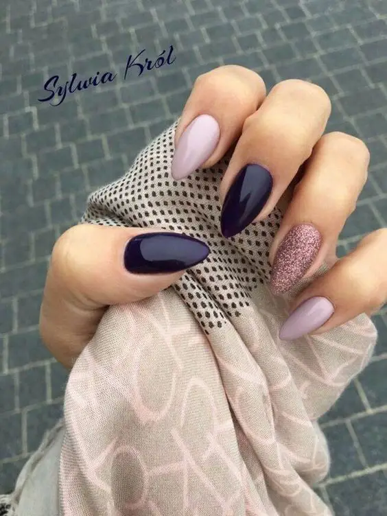 The Best Dark Purple Nails & Dark Purple Nail Designs