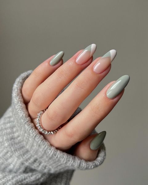 The best olive green nails