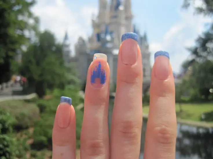 Disney nails and Disney nail designs including simple Disney nails