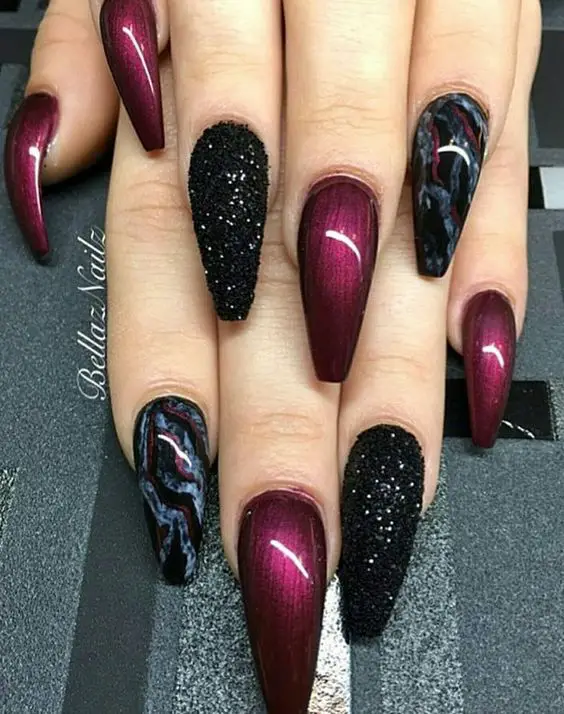 The Best Dark Purple Nails & Dark Purple Nail Designs