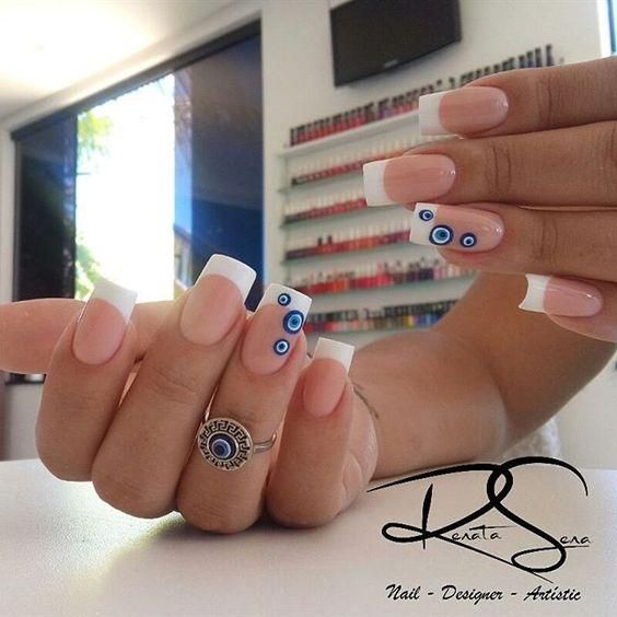 evil eye nails