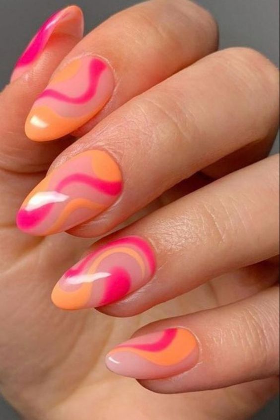 The best bright nails, bright nail ideas, bright nail colors, and bright nail designs for neon nails