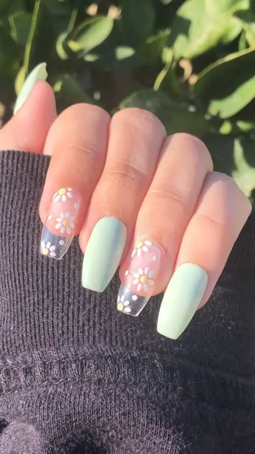 20+ Spring Nail Inspiration: Explore trendy acrylic designs with vibrant colors & playful patterns!