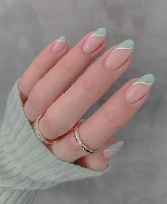 The top sage green nails and sage green nail designs to check out