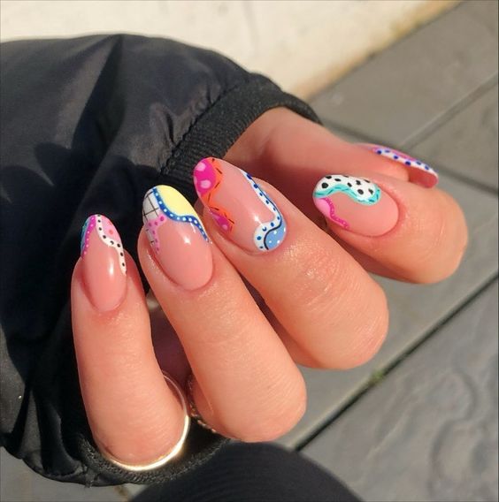 The best bright nails, bright nail ideas, bright nail colors, and bright nail designs for neon nails