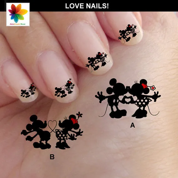 Disney nails and Disney nail designs including simple Disney nails