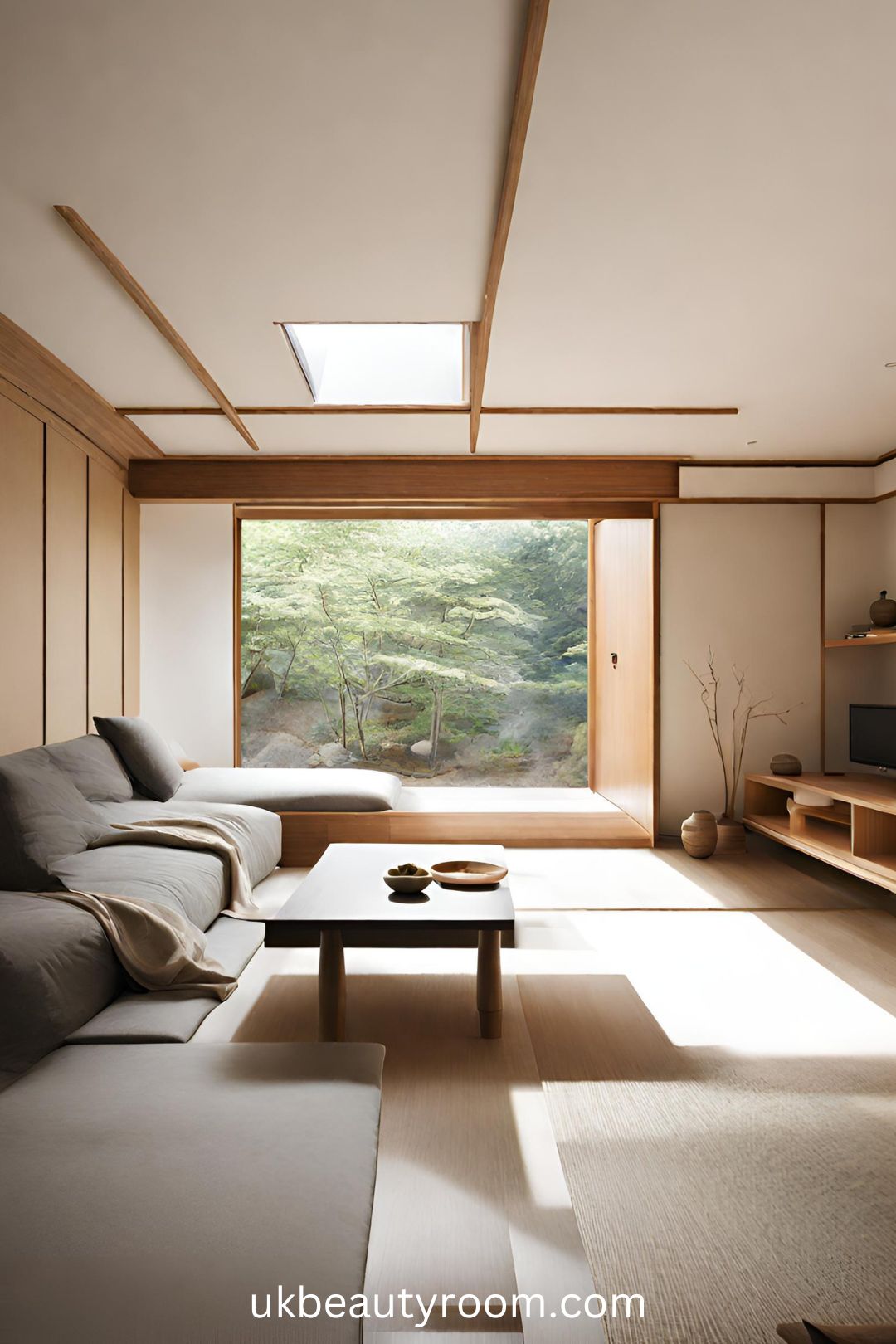 Japanese-Inspired Minimalist Home with a Zen Garden