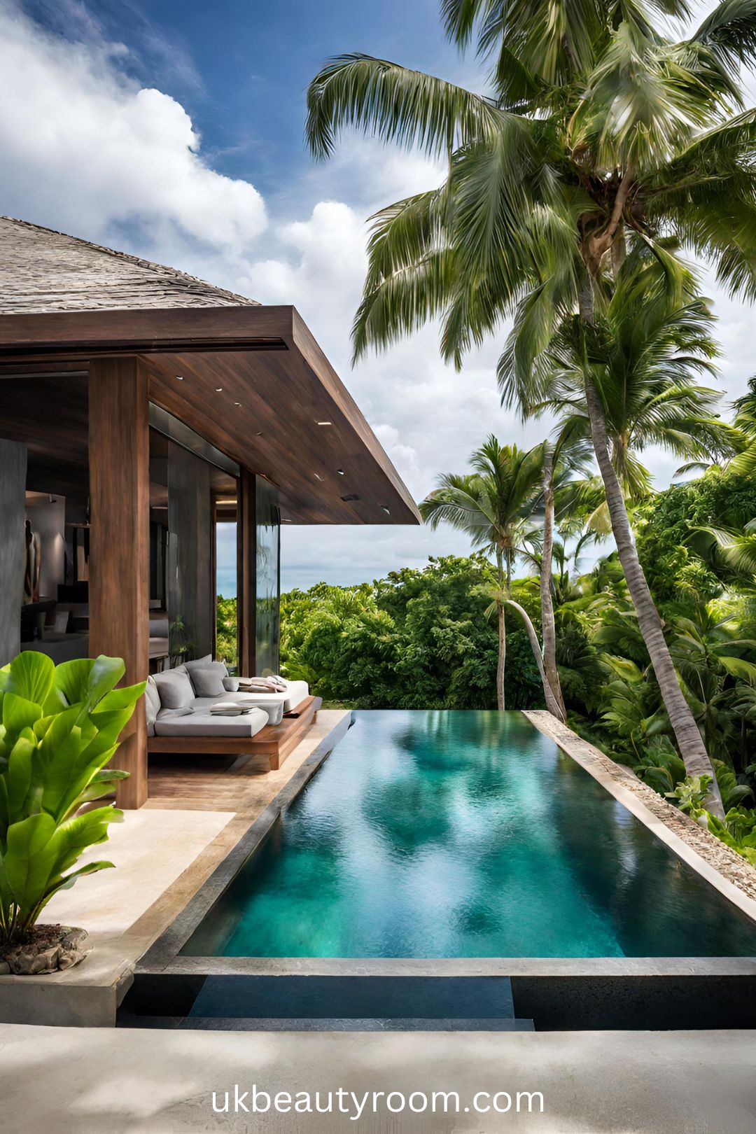 Tropical Island Retreat with a Private Infinity Pool