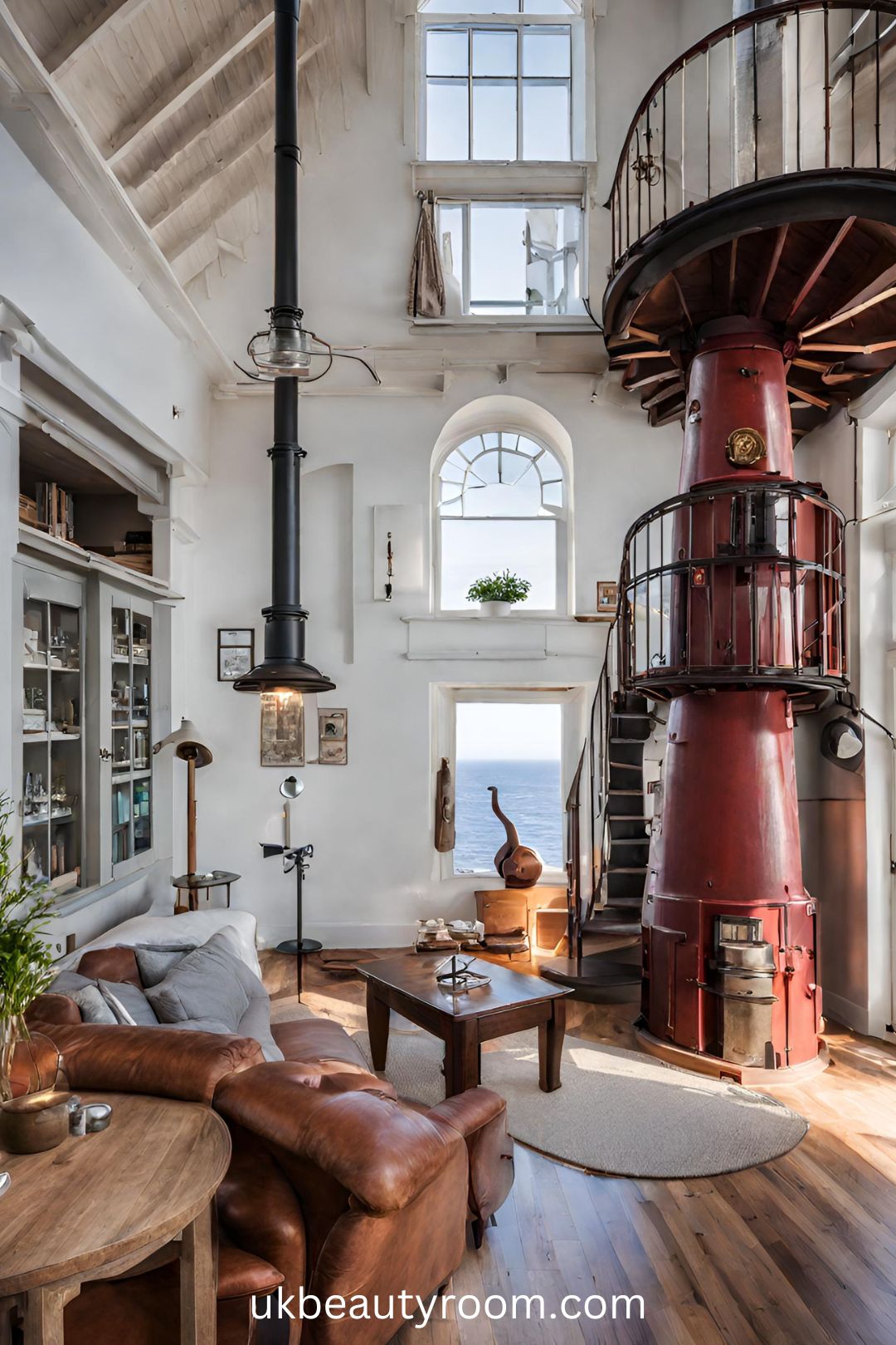 Historic Lighthouse Converted into a Cozy Home