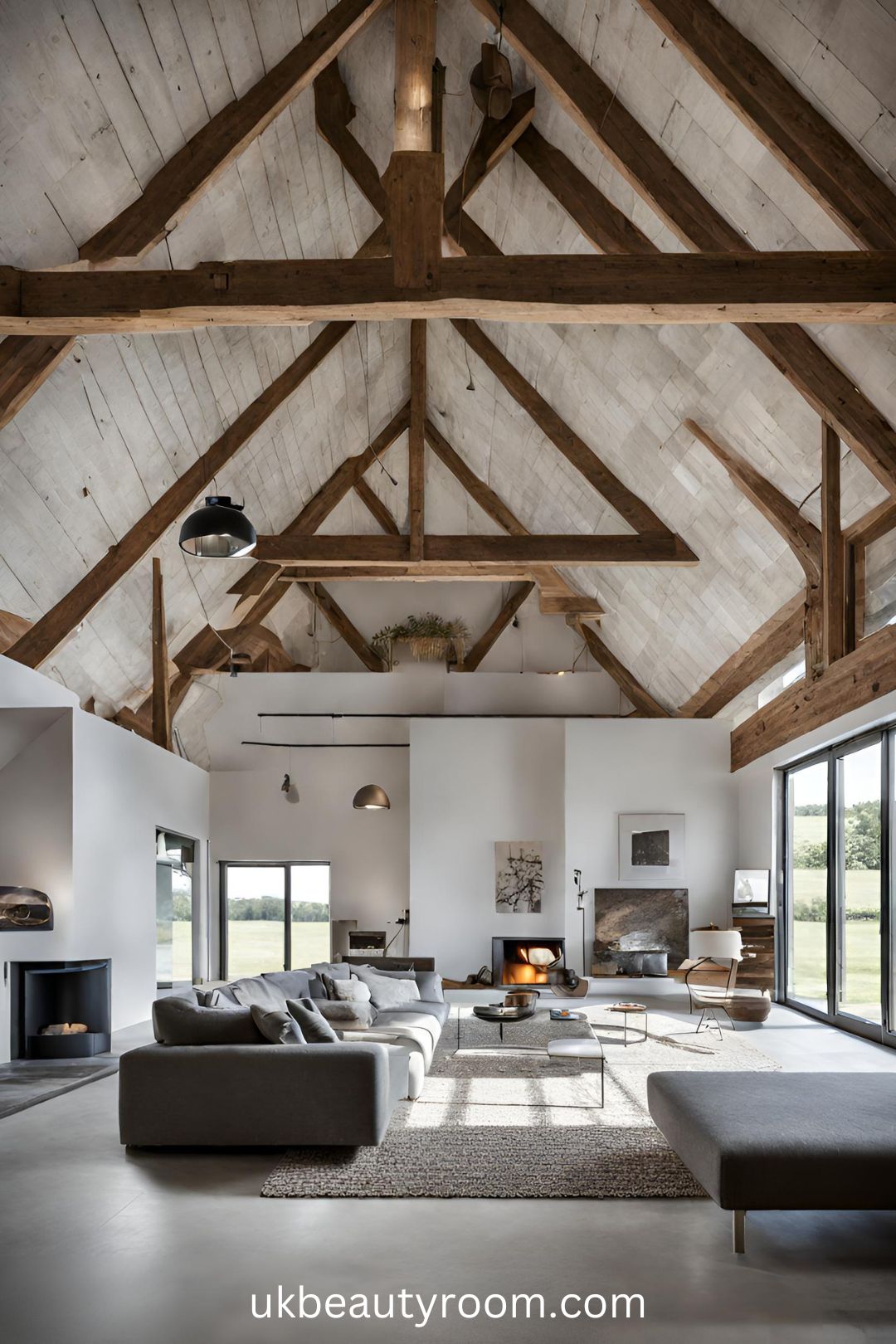 Converted Barn with a Modern Interior