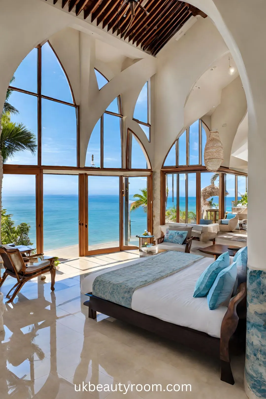 Beachfront Villa with Panoramic Ocean Views