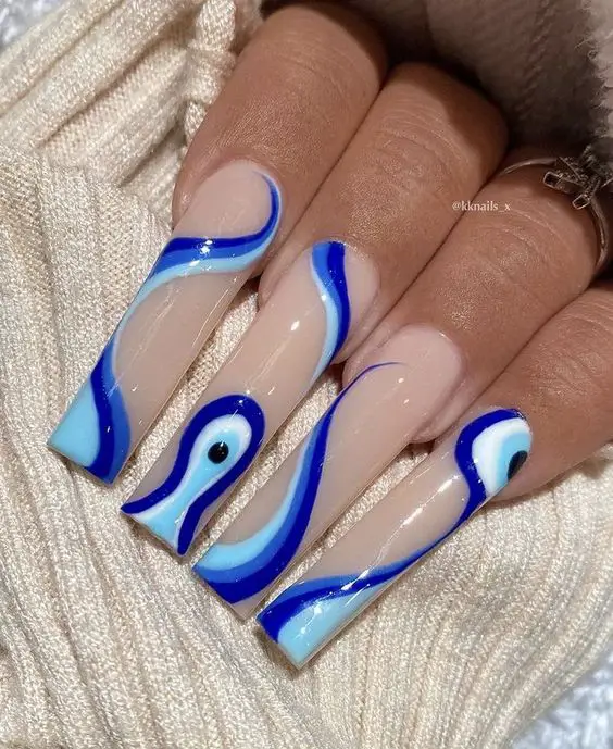 evil eye nails