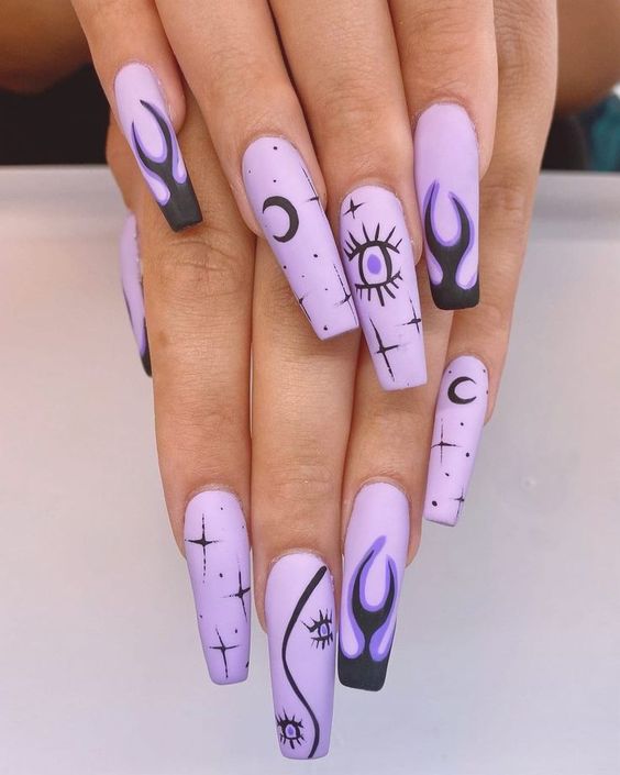 The Best Dark Purple Nails & Dark Purple Nail Designs