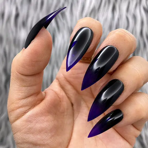 The Best Dark Purple Nails & Dark Purple Nail Designs