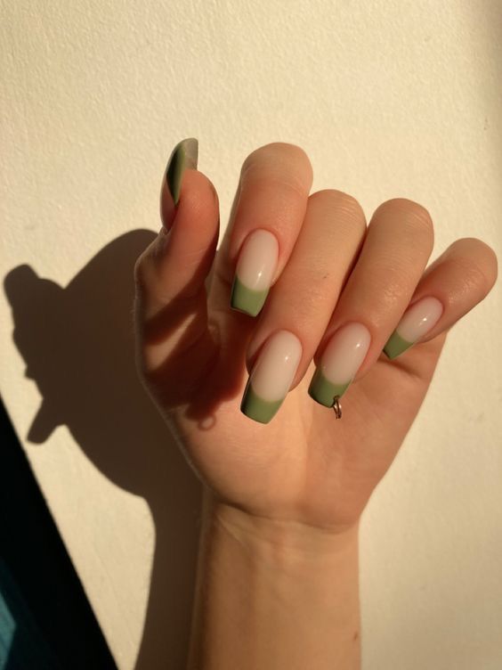 The best olive green nails