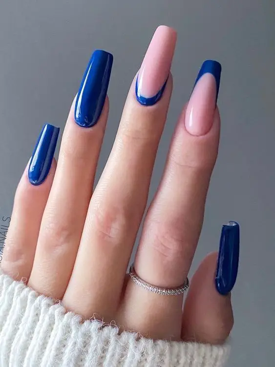 The top royal blue nails, royal blue nail ideas, and royal blue nail designs