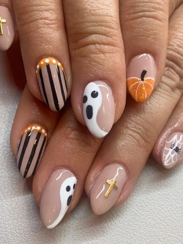 The best Halloween ghost nails designs to do