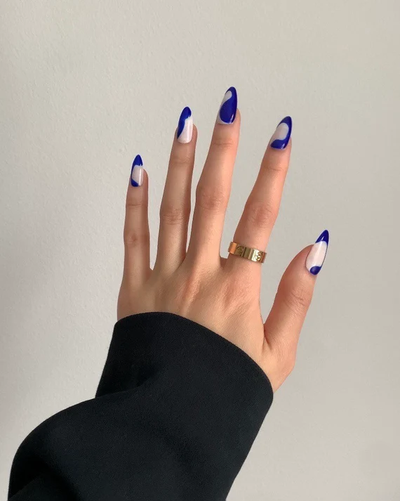 The top royal blue nails, royal blue nail ideas, and royal blue nail designs