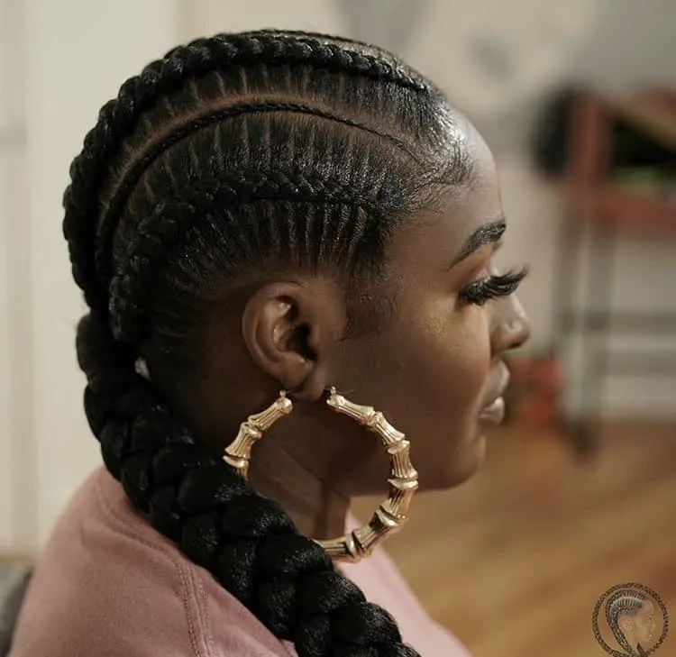 stitch cornrows also known as cornrow stitch braids