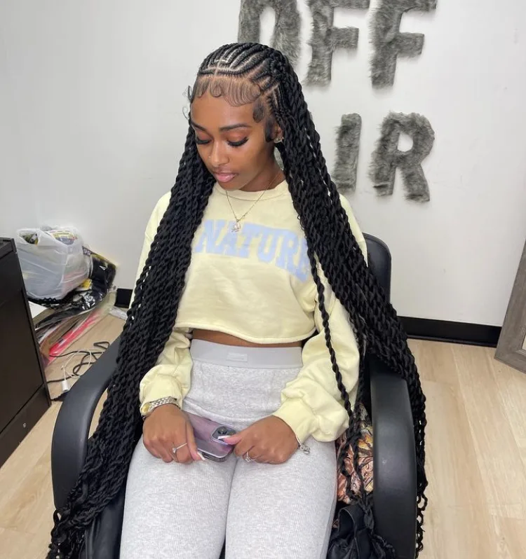 long Fulani island twists 