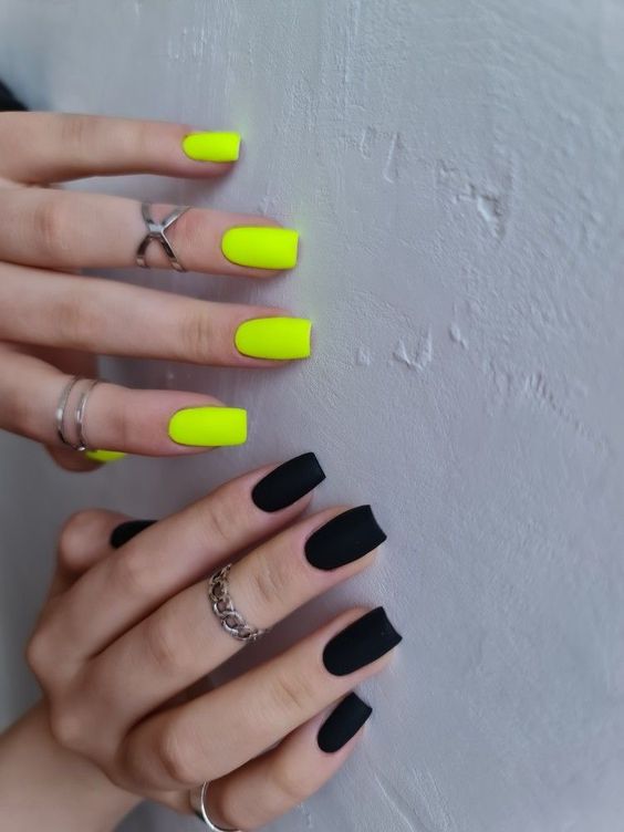 The top lime green nails and lime green nail ideas | lime green nails design