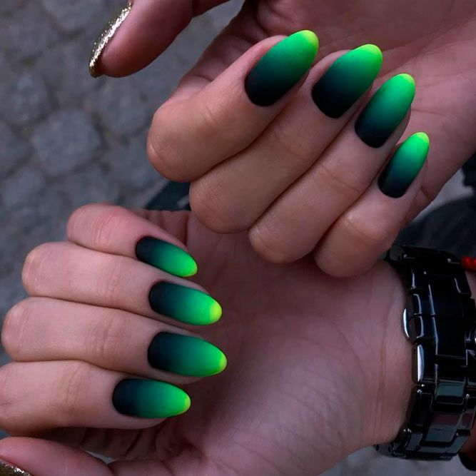 The top lime green nails and lime green nail ideas | lime green nails design